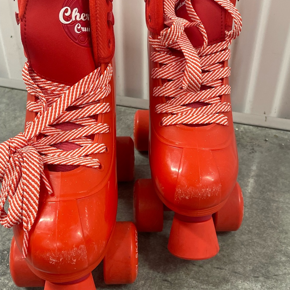 Red Cherry Cruise Adjustable Kids Roller Skates Size Medium (3-6)